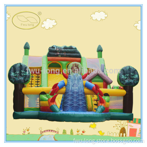 New design fantasy Frozen theme inflatable slide